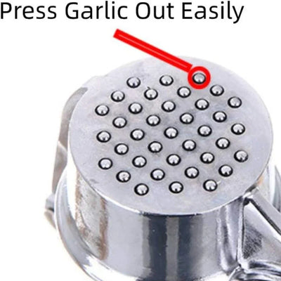 Kitchen Gadgets Garlic Press Stainless Steel Garlic Mincer Garlic Peeler and Cleaning Brush Ginger Peeler Household Tools