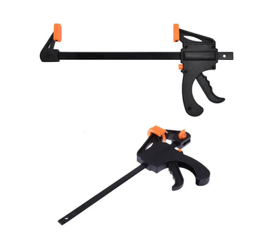 Woodworking Clamp F Hard Quick Release Ratchet Speed Squeeze Clip Kit Long Carpenter Set Nylon Gadget Work Bar Hand Tool 4inch